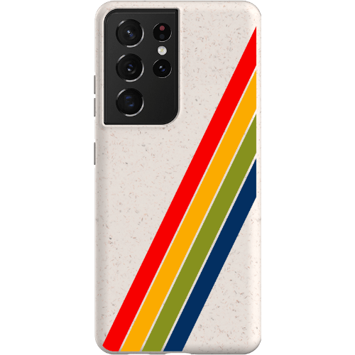 Stepping Green Phone Case Retro Stripes Diagonal Bio Case