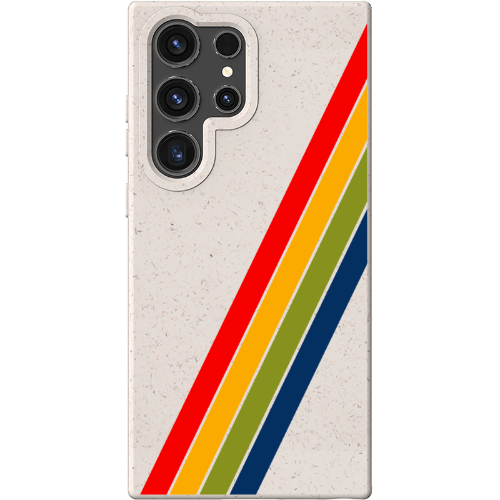 Stepping Green Phone Case Retro Stripes Diagonal Bio Case