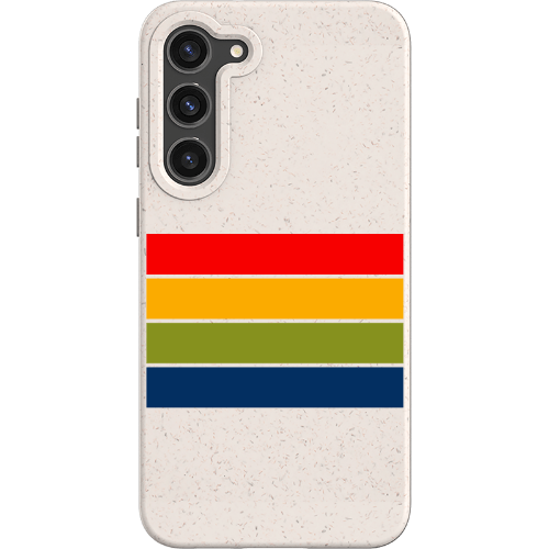 Stepping Green Phone Case Retro Stripes Horizontal Bio Case