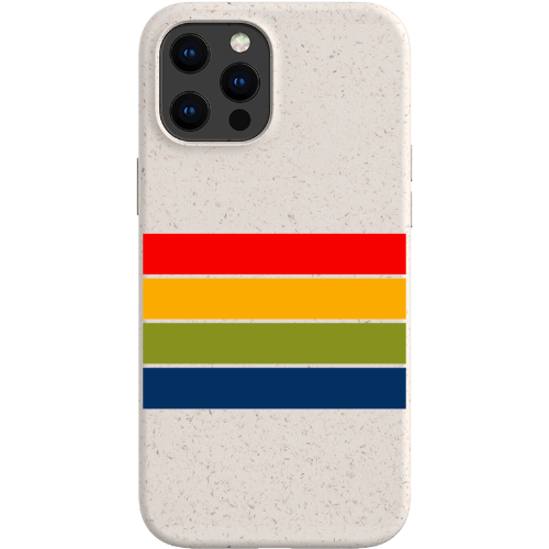 Stepping Green Phone Case Retro Stripes Horizontal Bio Case