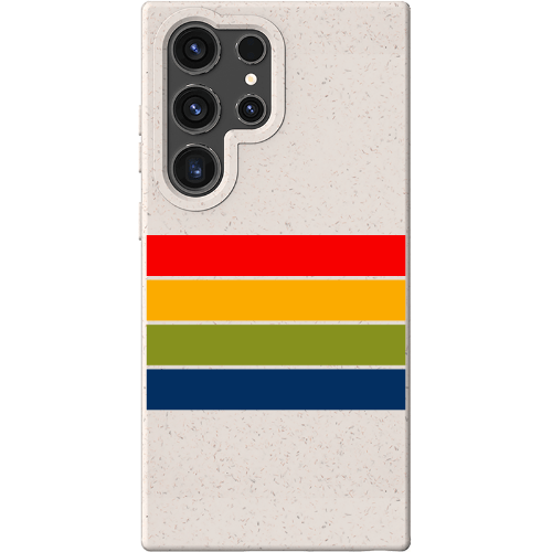 Stepping Green Phone Case Retro Stripes Horizontal Bio Case
