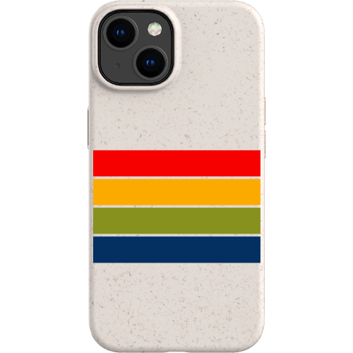 Stepping Green Phone Case Retro Stripes Horizontal Bio Case