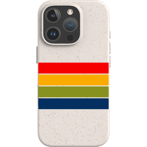 Stepping Green Phone Case Retro Stripes Horizontal Bio Case