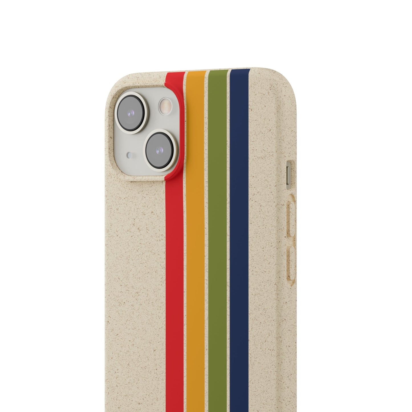 Stepping Green Phone Case Retro Stripes Vertical Bio Case