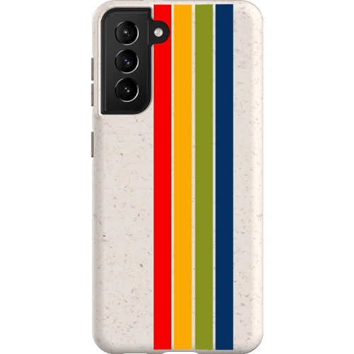 Stepping Green Phone Case Retro Stripes Vertical Bio Case