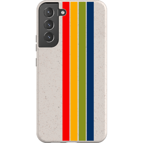 Stepping Green Phone Case Retro Stripes Vertical Bio Case