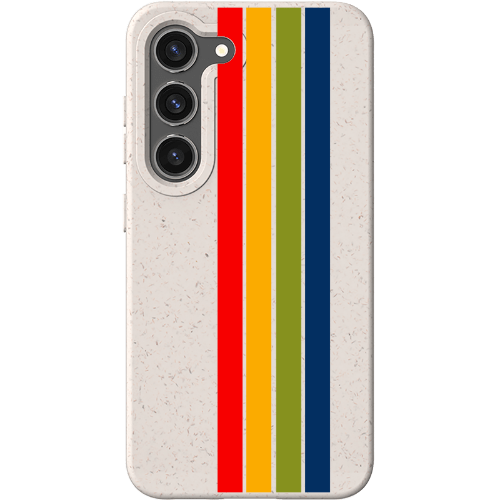 Stepping Green Phone Case Retro Stripes Vertical Bio Case