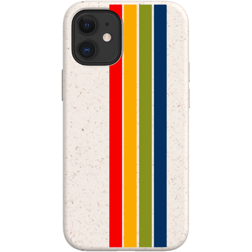 Stepping Green Phone Case Retro Stripes Vertical Bio Case
