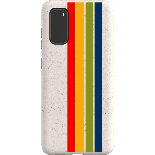 Stepping Green Phone Case Retro Stripes Vertical Bio Case