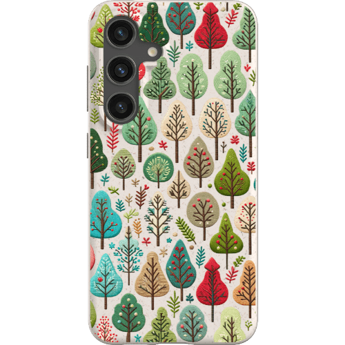 Stepping Green Phone Case Small Festive Trees Bio Case