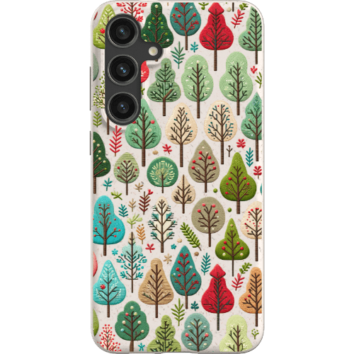 Stepping Green Phone Case Small Festive Trees Bio Case