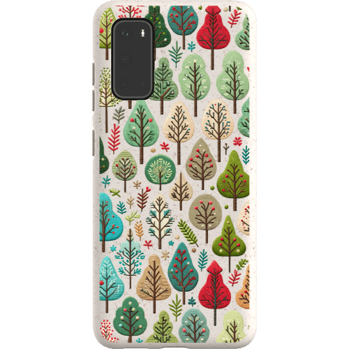 Stepping Green Phone Case Small Festive Trees Bio Case