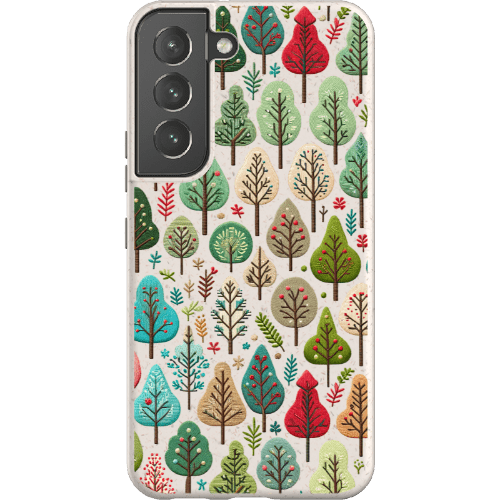 Stepping Green Phone Case Small Festive Trees Bio Case
