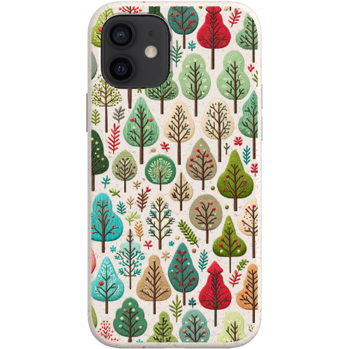 Stepping Green Phone Case Small Festive Trees Bio Case