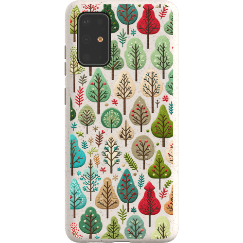 Stepping Green Phone Case Small Festive Trees Bio Case