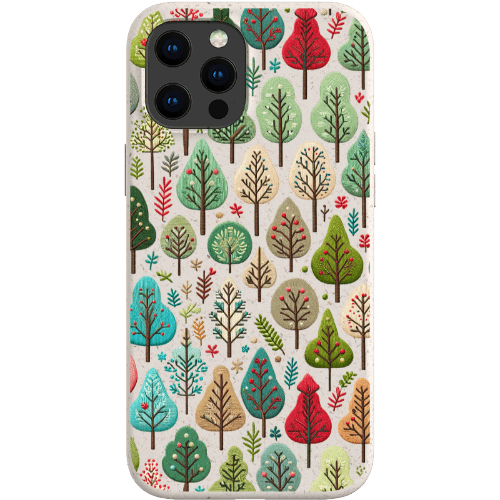Stepping Green Phone Case Small Festive Trees Bio Case