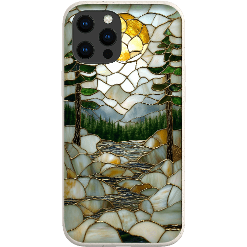 Stepping Green Phone Case Stained Glass Mountain Creek 2 Bio Case