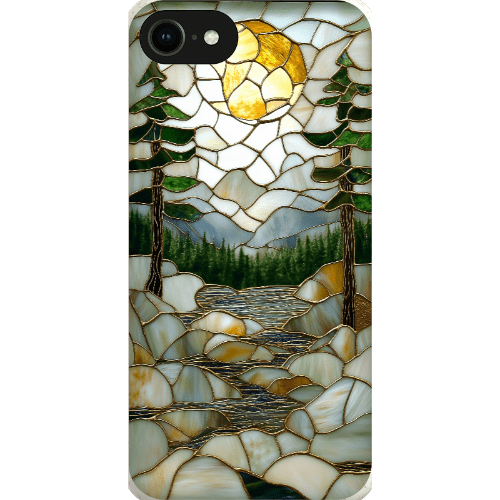 Stepping Green Phone Case Stained Glass Mountain Creek 2 Bio Case