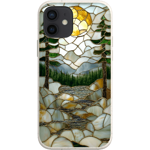 Stepping Green Phone Case Stained Glass Mountain Creek 2 Bio Case
