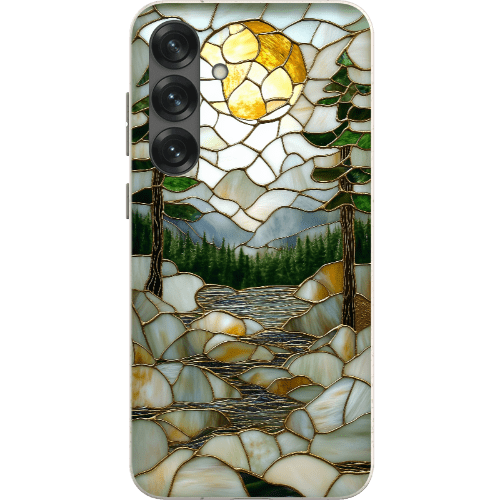 Stepping Green Phone Case Stained Glass Mountain Creek 2 Bio Case