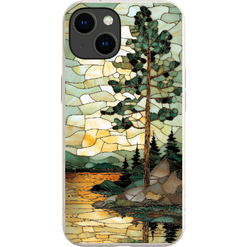 Stepping Green Phone Case Stained Glass Mountain Creek 3 Bio Case