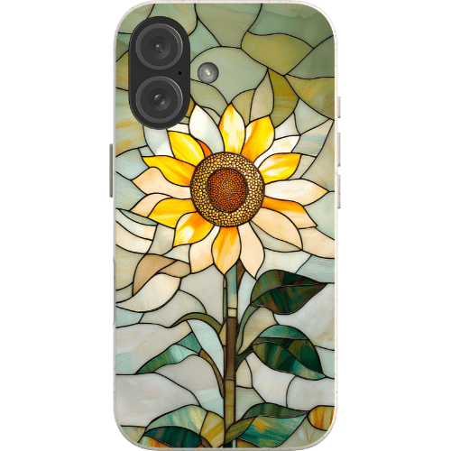 Stepping Green Phone Case Stained Glass Sunflower 2 Bio Case