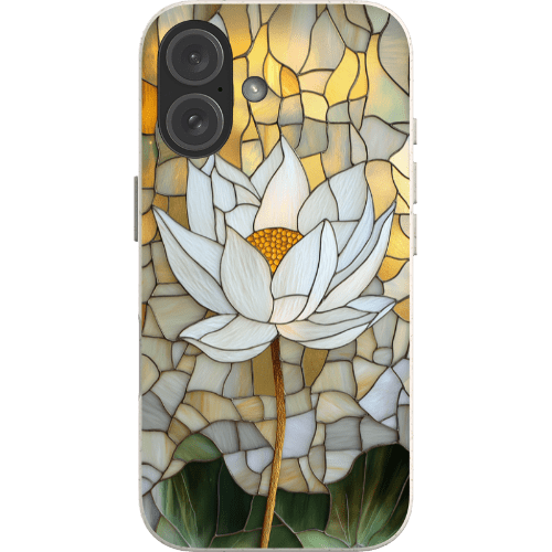 Stepping Green Phone Case Stained Glass White Lotus 1 Bio Case