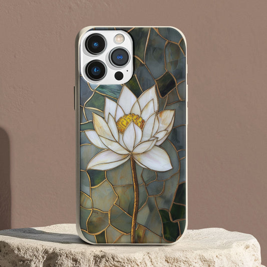 Stepping Green Phone Case Stained Glass White Lotus 2 Bio Case