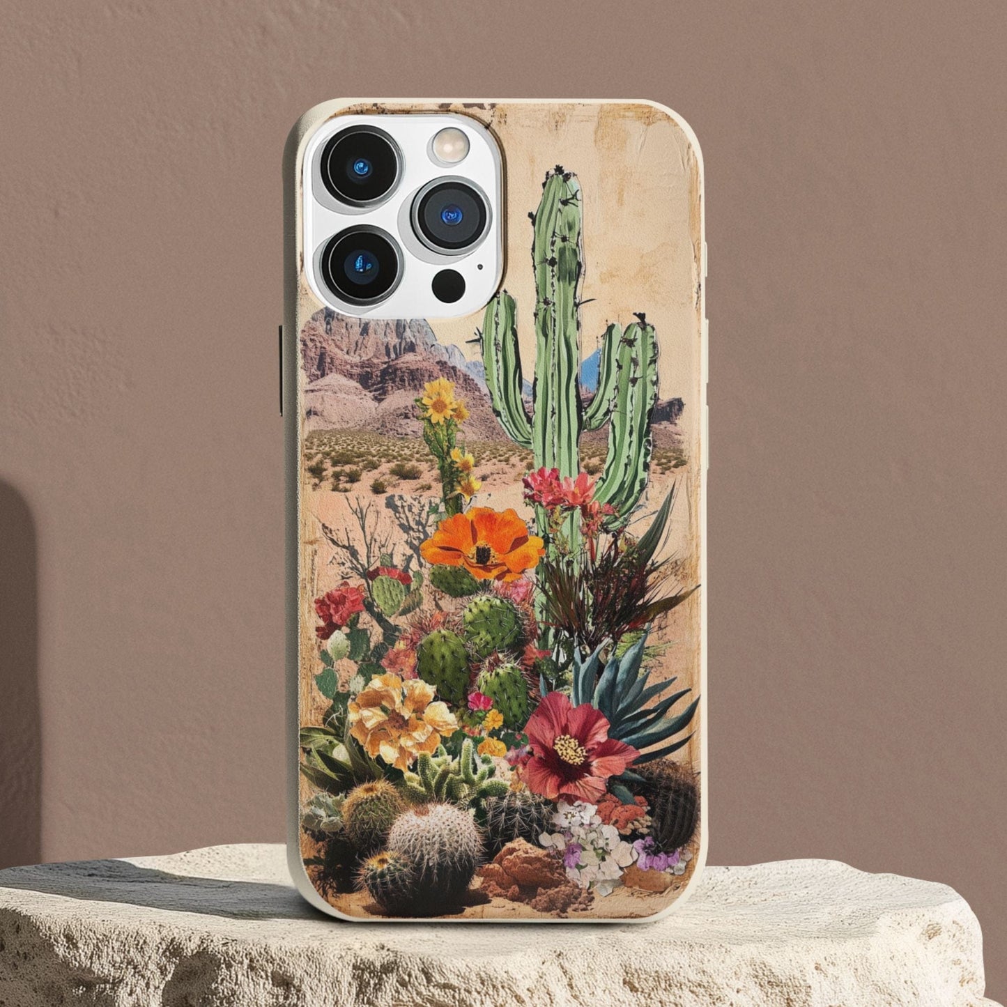 Stepping Green Phone Case Vintage Desert Bio Case