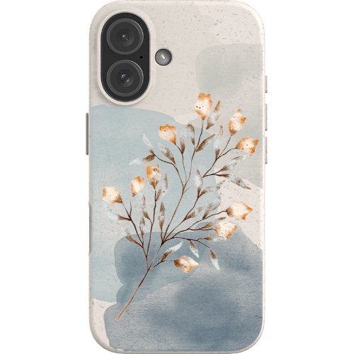 Stepping Green Phone Case Watercolor Floral Blob 1 Bio Case