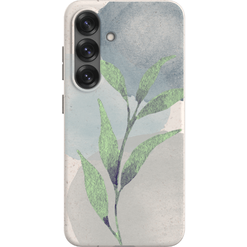 Stepping Green Phone Case Watercolor Green Leaves Bio Case