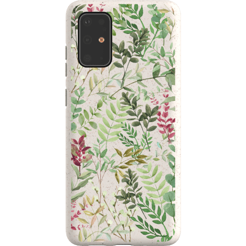 Stepping Green Phone Case Watercolor Green Leaves Bio Case