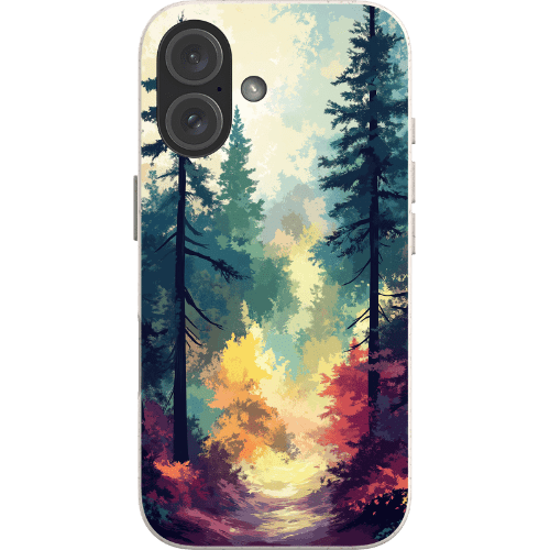 Stepping Green Phone Case Watercolor Mountain Trail Bio Case