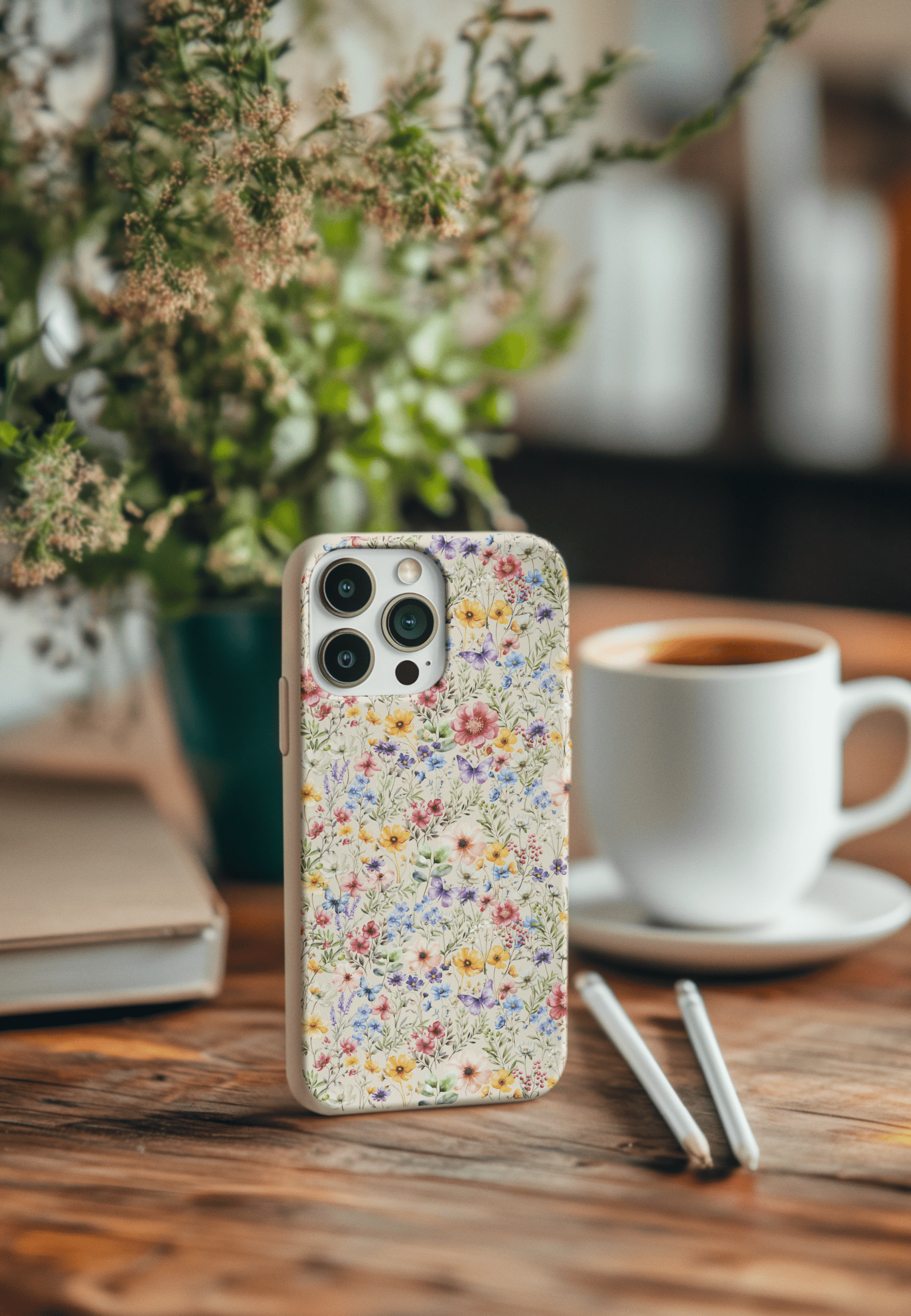Stepping Green Phone Case Wildflowers Bio Case