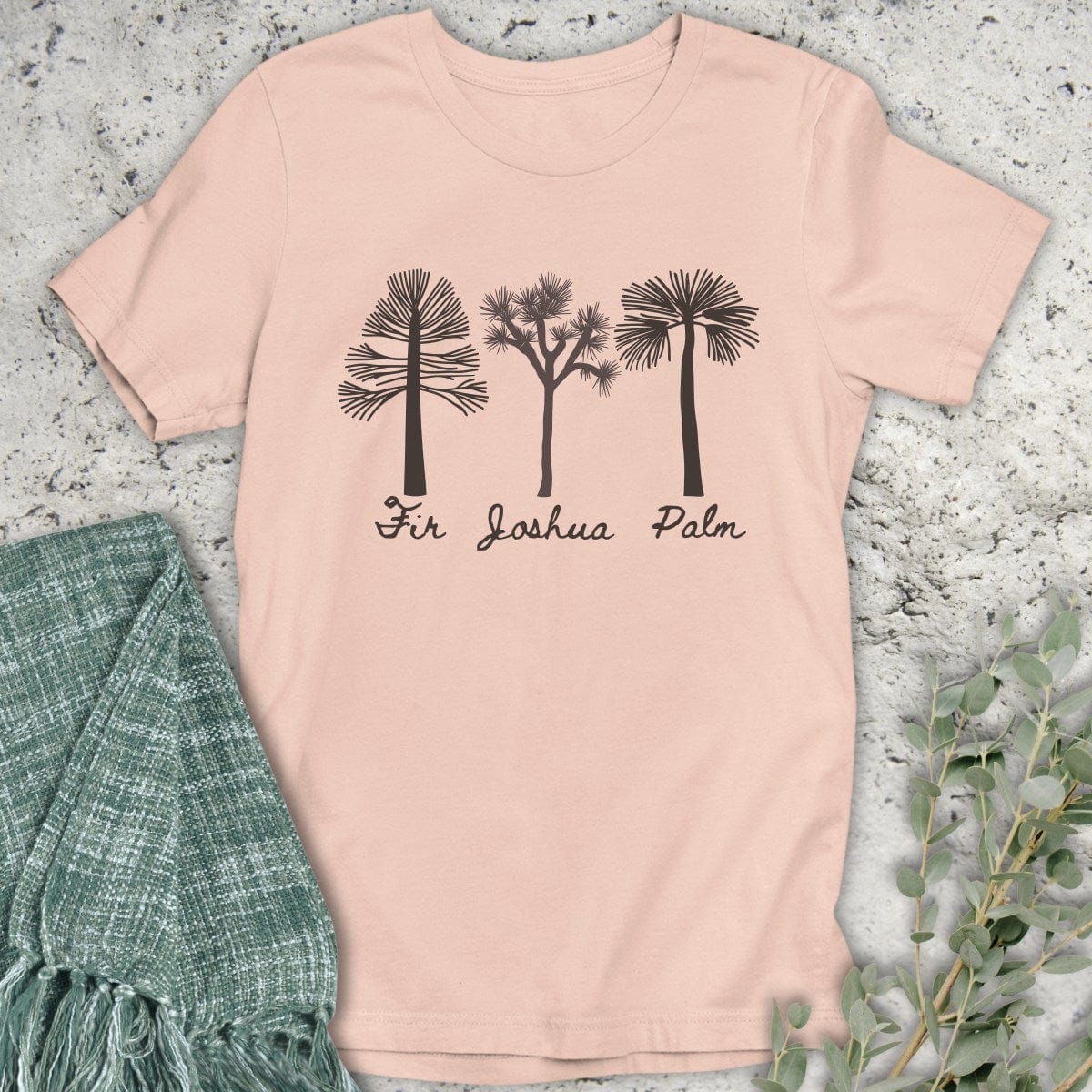 Stepping Green T-Shirt 3 Trees T-Shirt