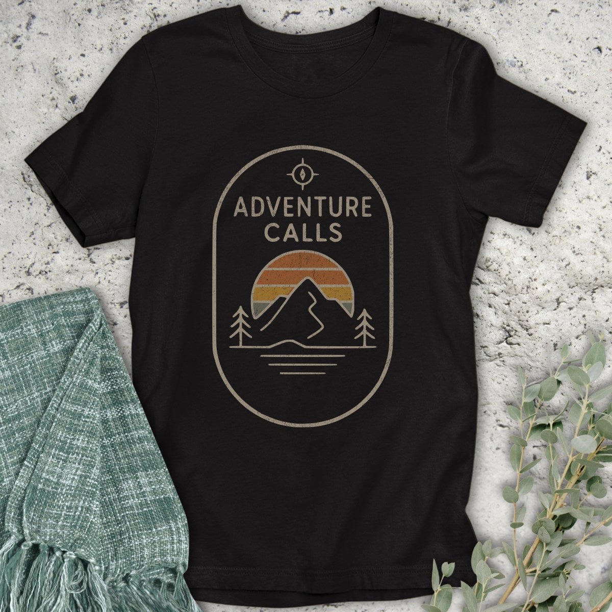 Stepping Green T-Shirt Adventure Calls T-Shirt