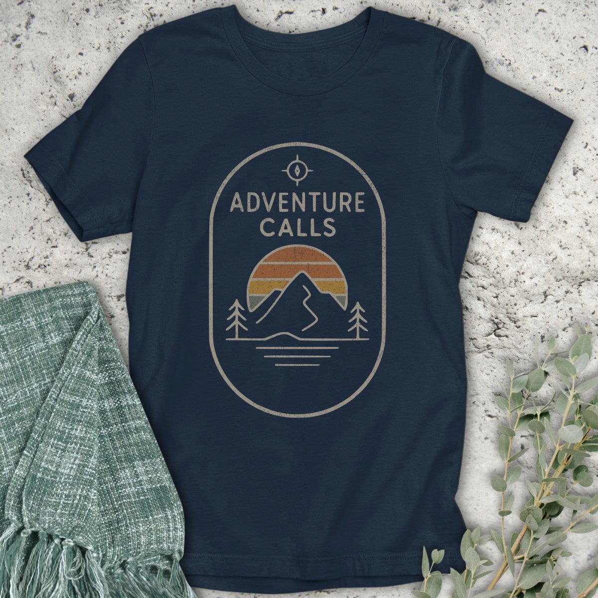 Stepping Green T-Shirt Adventure Calls T-Shirt