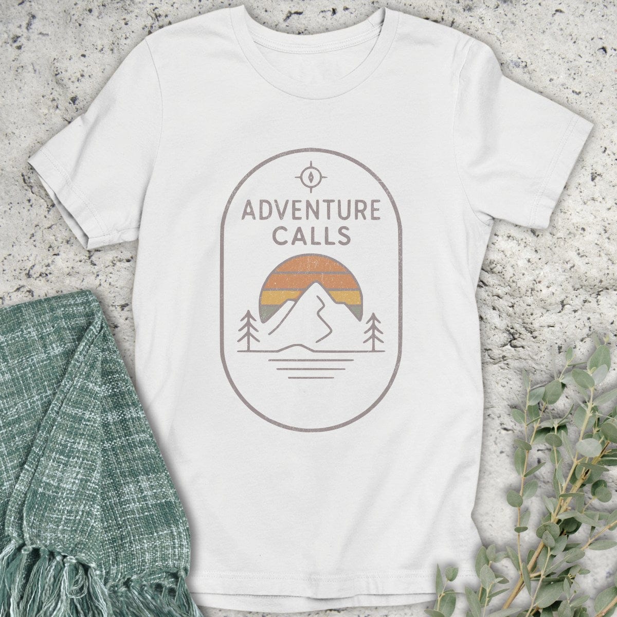 Stepping Green T-Shirt Adventure Calls T-Shirt