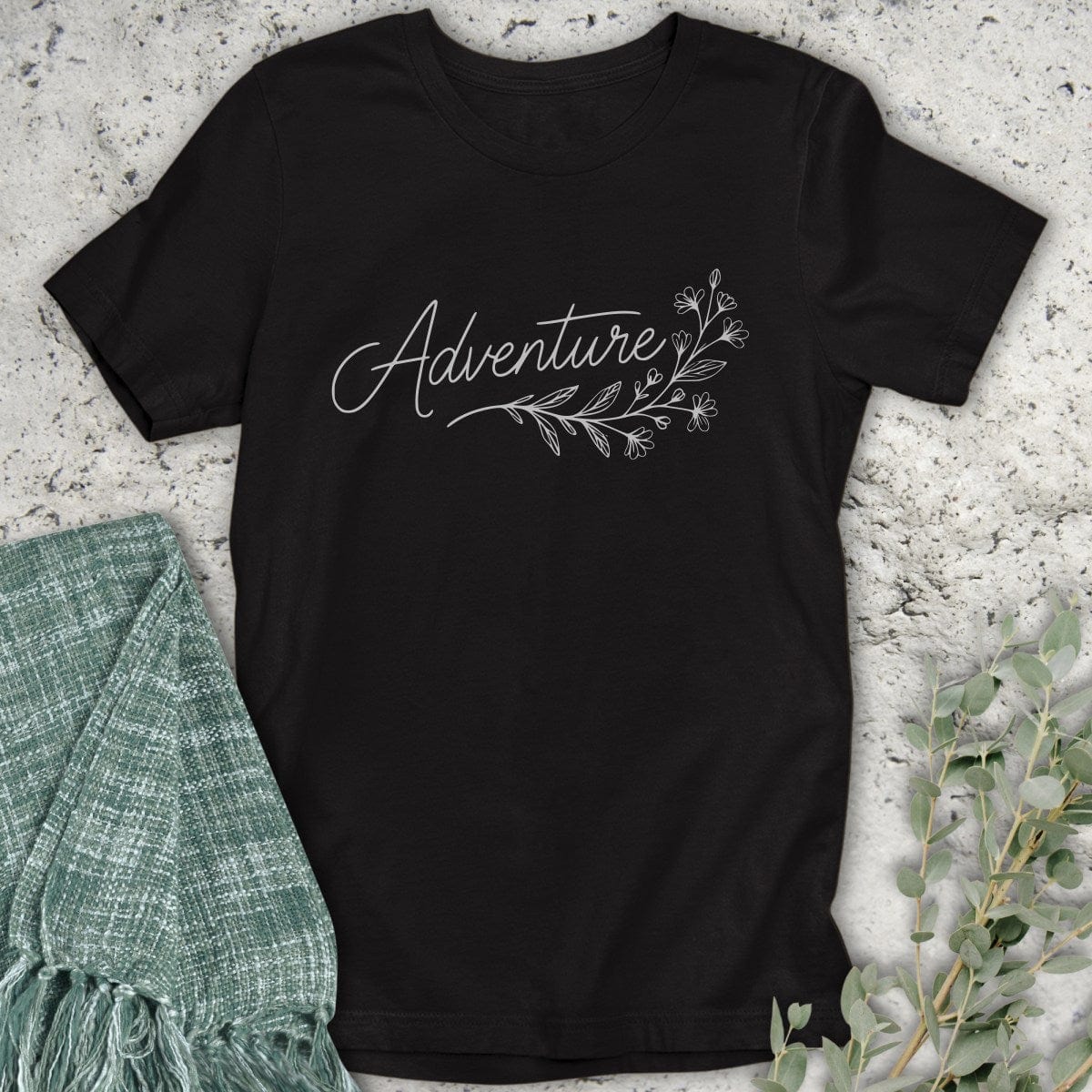 Stepping Green T-Shirt Adventure Floral T-Shirt