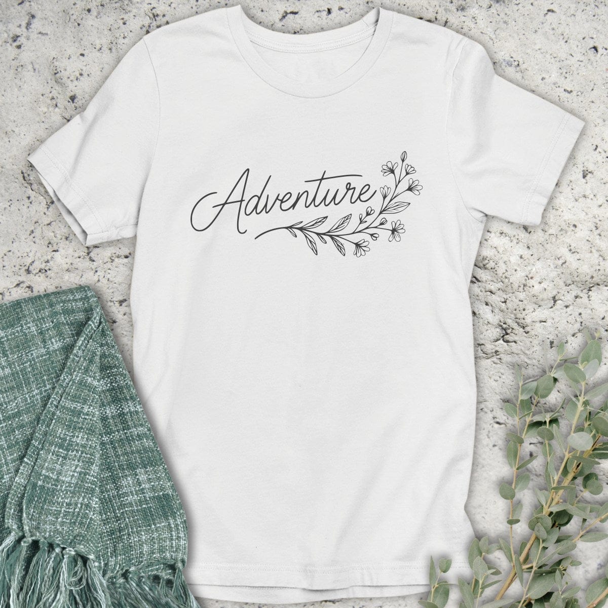 Stepping Green T-Shirt Adventure Floral T-Shirt