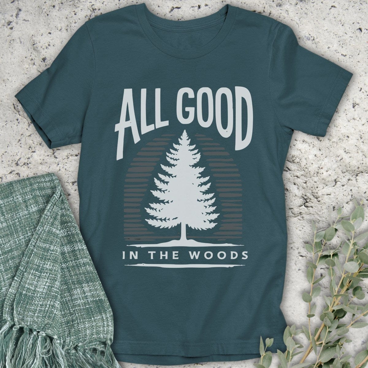 Stepping Green T-Shirt All Good Monotone Organic T-Shirt
