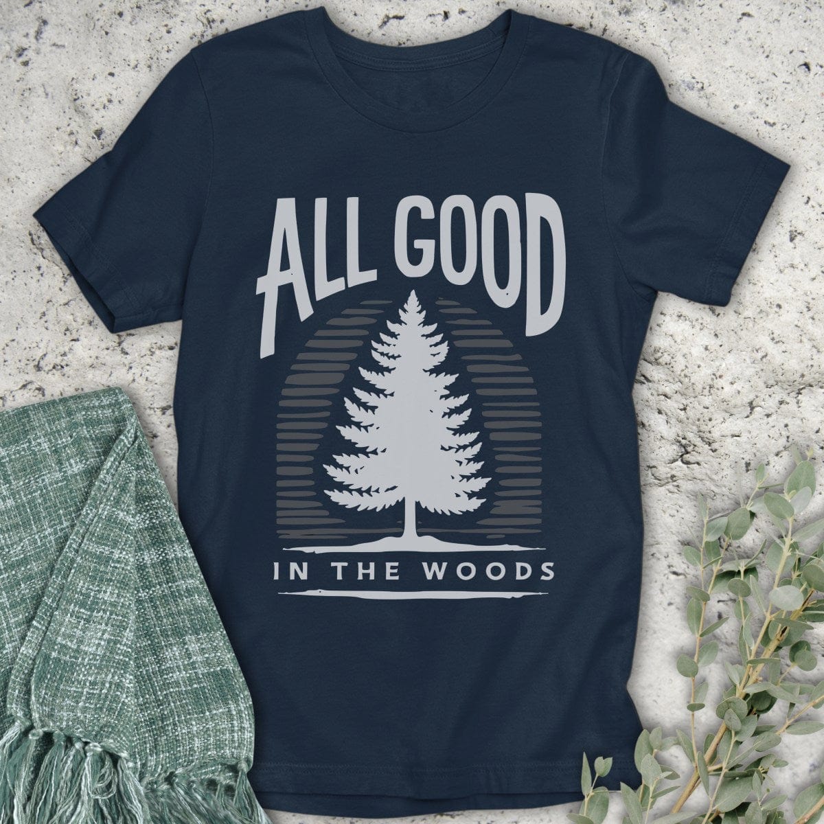Stepping Green T-Shirt All Good Monotone T-Shirt