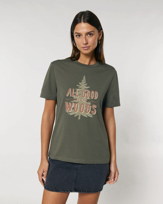 Stepping Green T-Shirt All Good Tree T-Shirt