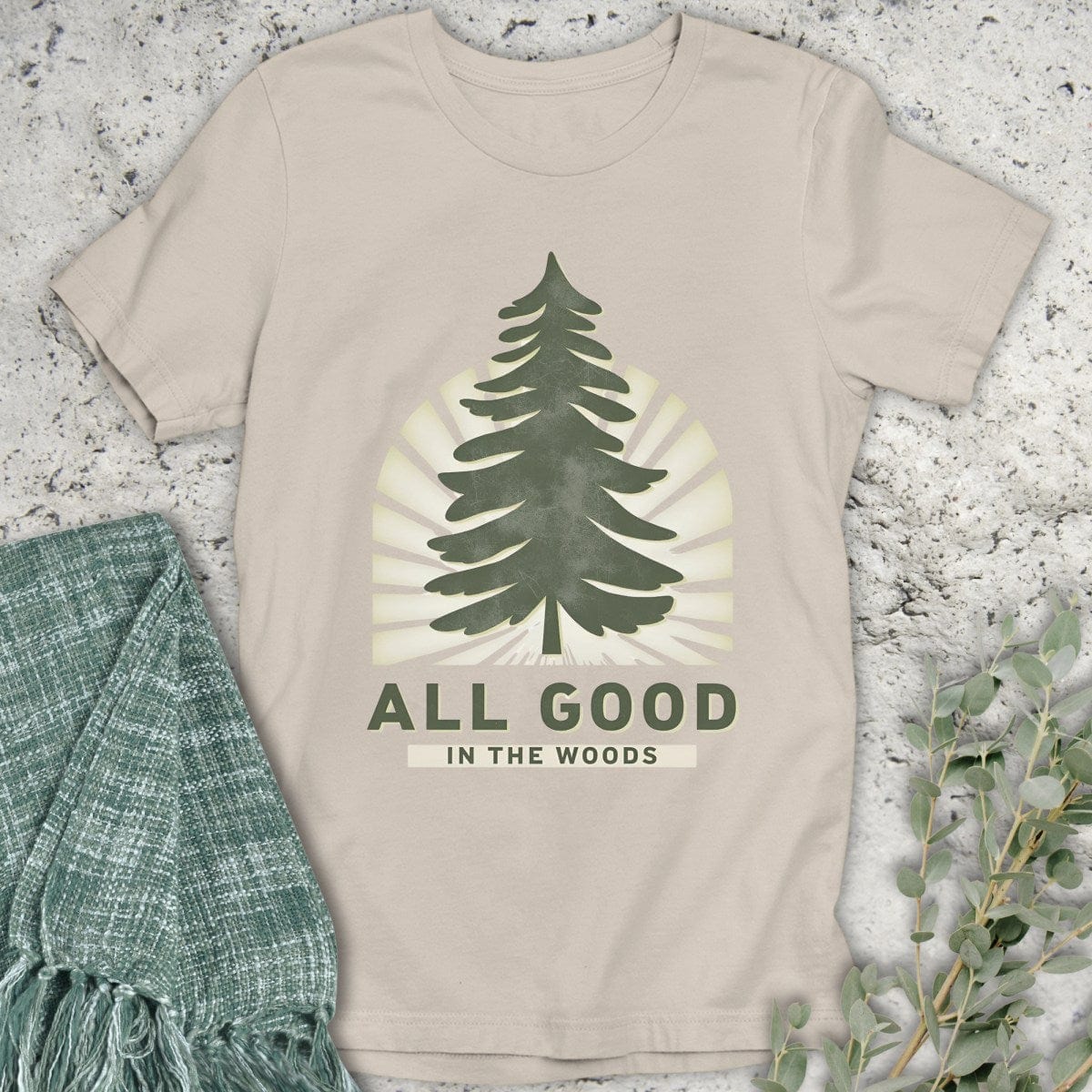 Stepping Green T-Shirt All Good Vintage T-Shirt