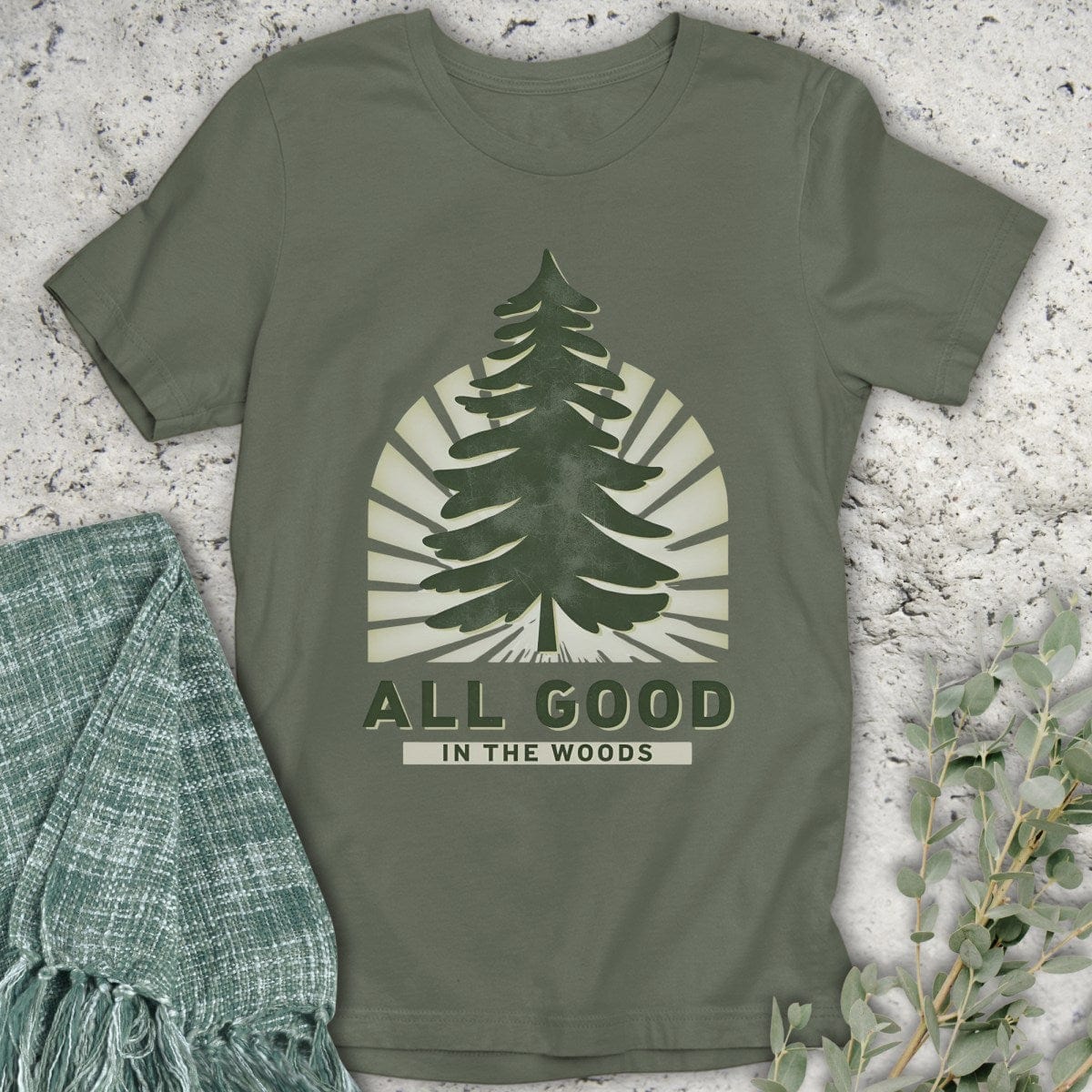 Stepping Green T-Shirt All Good Vintage T-Shirt