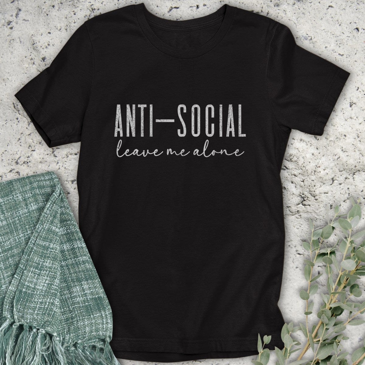 Stepping Green T-Shirt Anti-Social T-Shirt