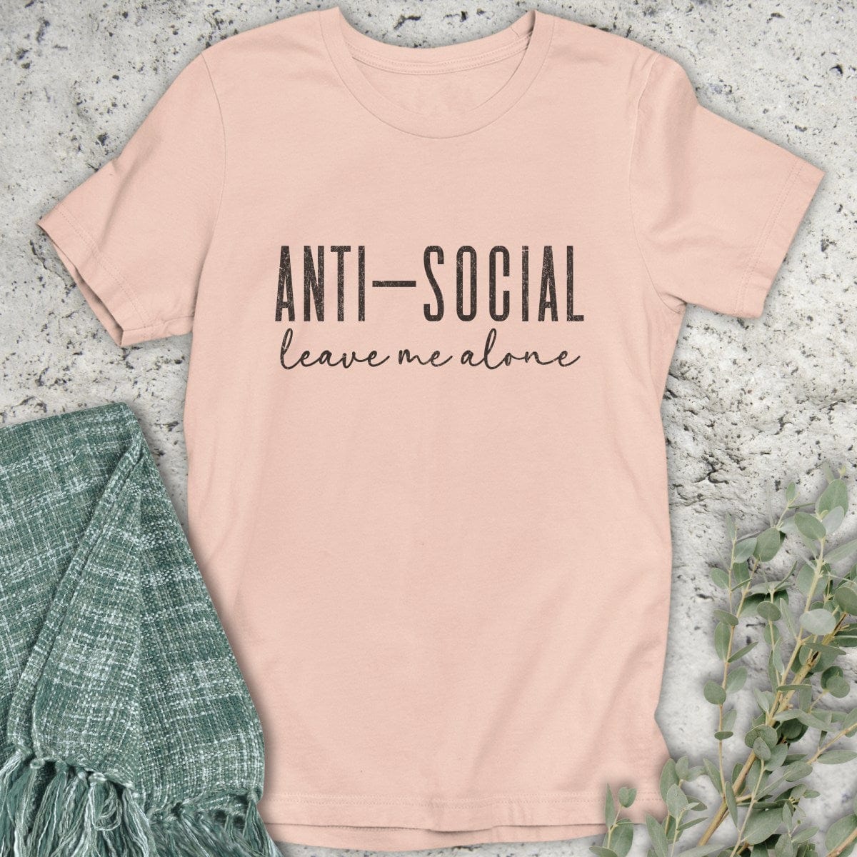 Stepping Green T-Shirt Anti-Social T-Shirt