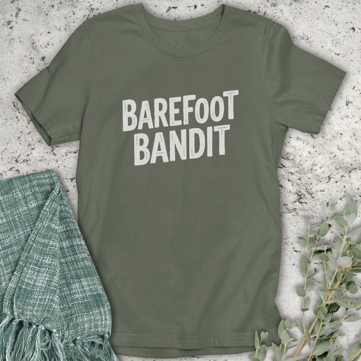 Stepping Green T-Shirt Barefoot Bandit T-Shirt