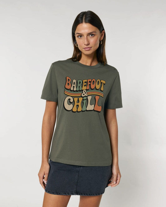 Stepping Green T-Shirt Barefoot & Chill T-Shirt