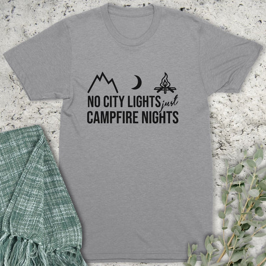 Stepping Green T-Shirt Campfire Nights T-Shirt